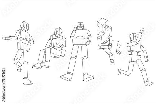 Figures in Perspective of a Man without using a box