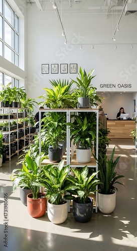 Indoor Plant Shop Interior Design.