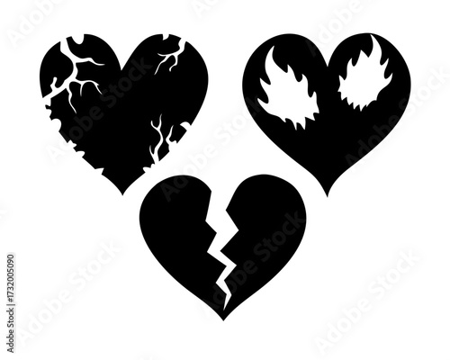 A beautiful heart with wings is a romantic symbol of love and celebration, perfect as a design icon for Valentine's Day cards