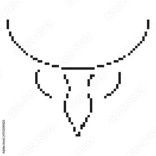 prostatitis pixel icon, 8-bit. Isolated vector illustration.