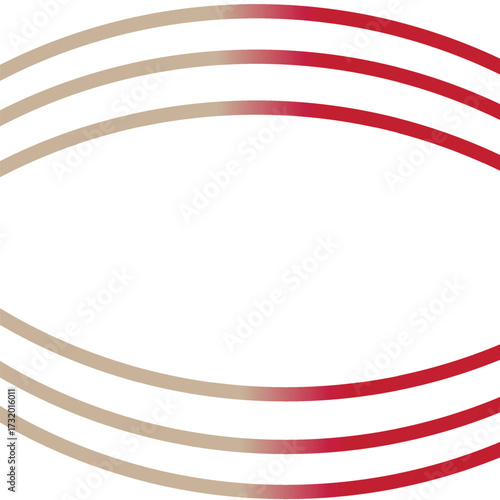 Template Oval Emblem Blank Stock Vector