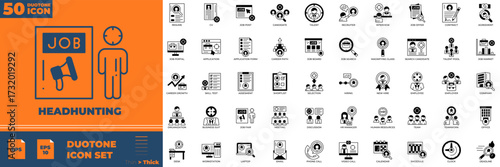 Information Duotone Icon Set
