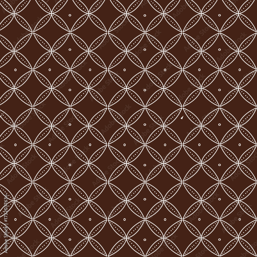 Fototapeta premium batik seamless pattern from indonesia culture 