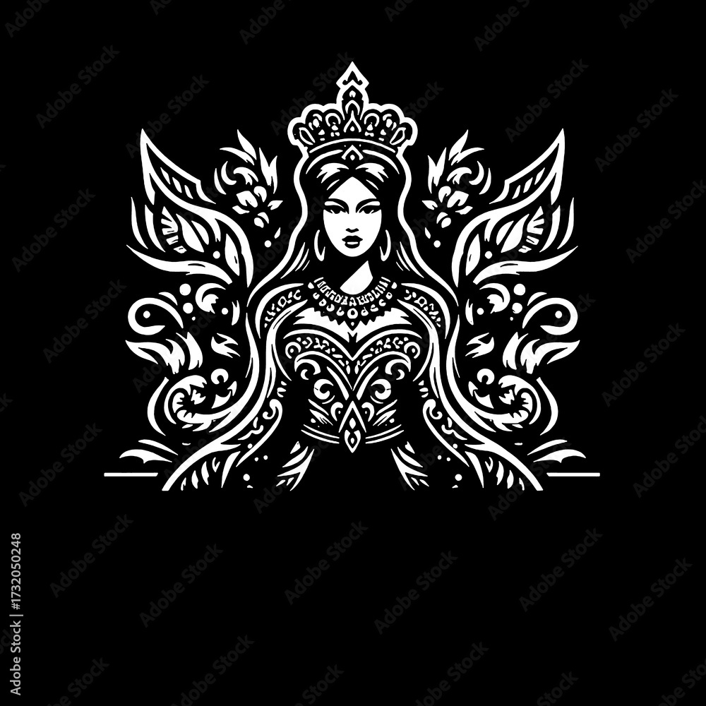 Fototapeta premium vector illustration of a woman
