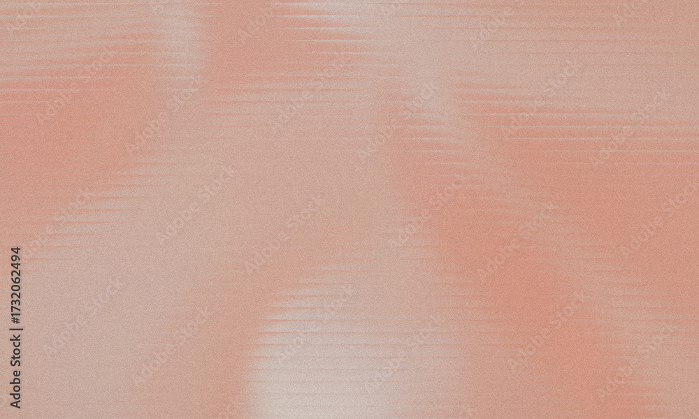 Fototapeta premium Soft Peach Frosted Glass Texture With Horizontal Wave Pattern abstract background