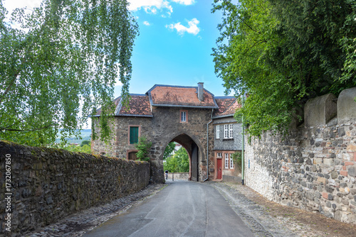Wallpaper Mural scenic view of historic Friedberg castle Torontodigital.ca