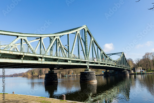 Wallpaper Mural scenic view to the Glienicker bridge at the border of Berlin and Potsdam Torontodigital.ca