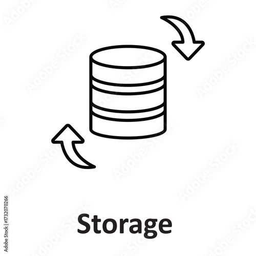  storage   Vector Icon which can easily modify or edit