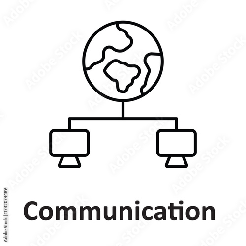 network communication  Vector Icon which can easily modify or edit