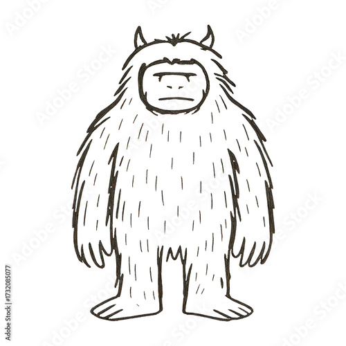 Yeti clip art preview