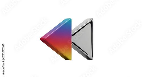 Free Download Isolated Rewind Icon Symbol, Multimedia Back Button, Fast Backward Play Navigation Element - GFXLoad