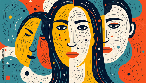 abstract graphic illustrati...
