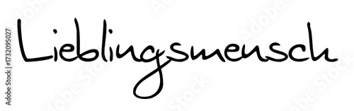 Lieblingsmensch – Romantisches handgeschriebenes Typografie-Zitat für Liebe, Freundschaft + Wohndeko. Perfekt für romantische Geschenke, Wandkunst, Social-Media-Beiträge, Lifestyle-Branding + Deko - 3