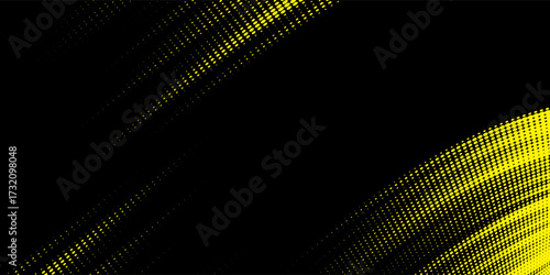 yellow black brush wrap car sticker pattern abstract banner sporty lines black yellow color combination grunge brush pattern vector design.