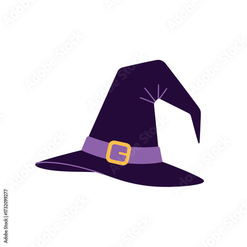 Witch Hat Vector Illustration