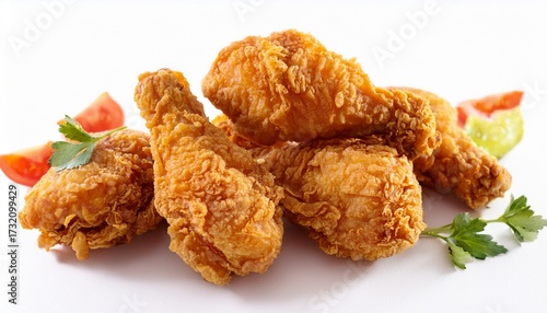Isolated Fried Chicken