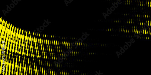 yellow black brush wrap car sticker pattern abstract banner sporty lines black yellow color combination grunge brush pattern vector design.