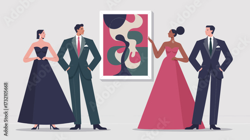 people dressed up