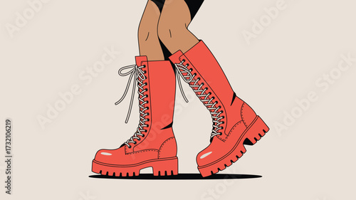 female legs in shoes