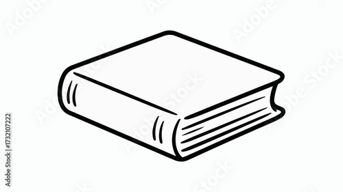 Classic book illustration, perfect for educational resources, storytelling projects, and library-themed designs, adding a touch of timeless knowledge and learning