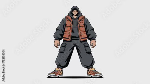 young man in a jacket and jeans