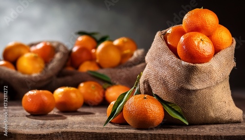 Sack Of Mandarin Oranges