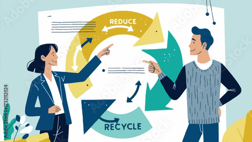 business man and woman