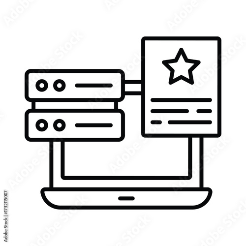 hosting center  Vector Icon which can easily modify or edit
