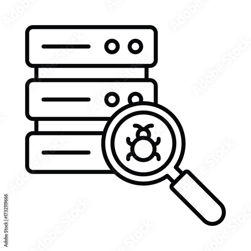 debugging  Vector Icon which can easily modify or edit