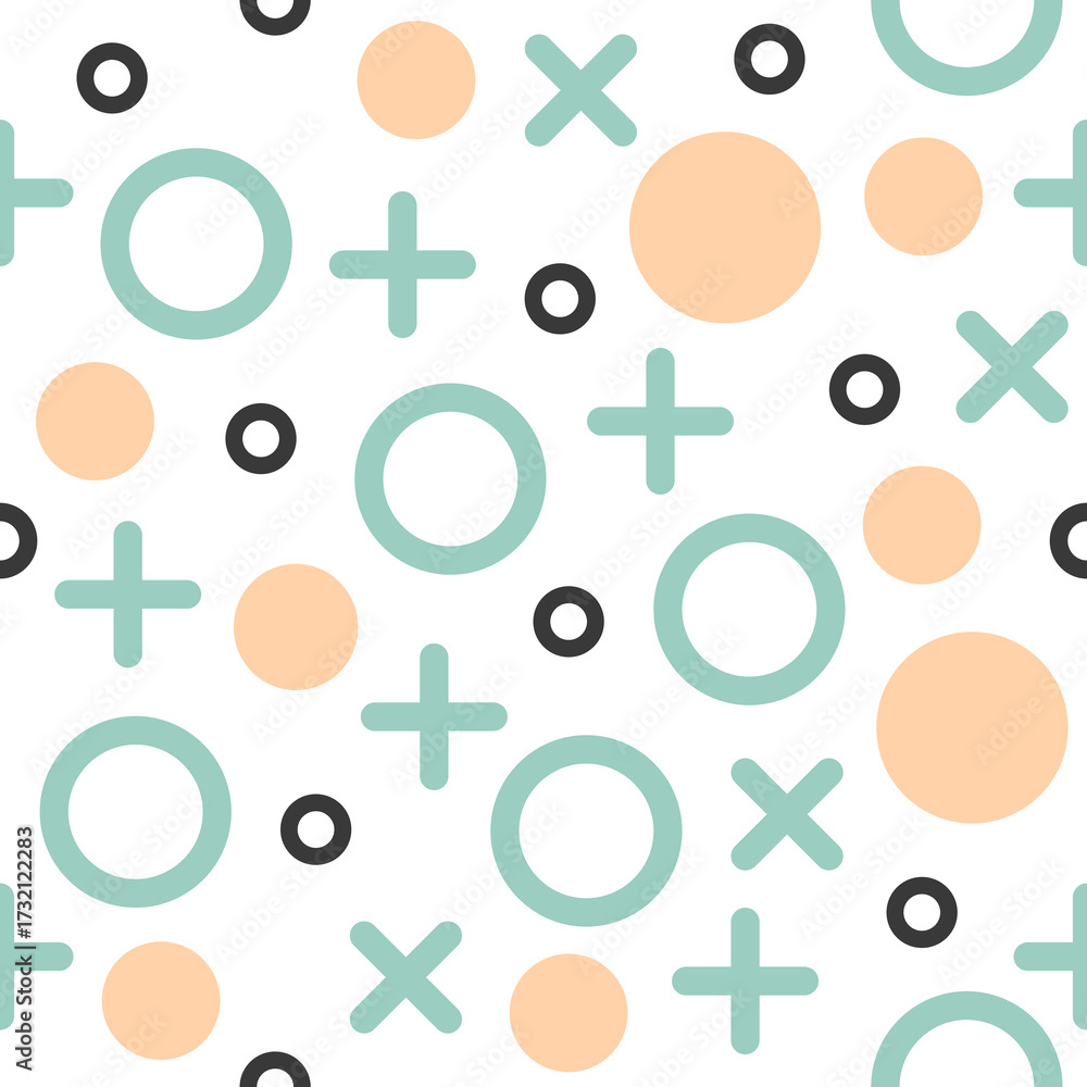 Obraz premium seamless-pattern-with-geometric-element-vector 16