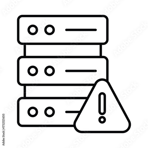 Data corruption Vector Icon which can easily modify or edit