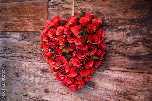 Herz aus Rosen