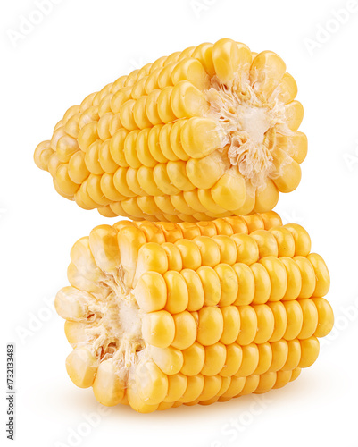 Two ear of corn slice