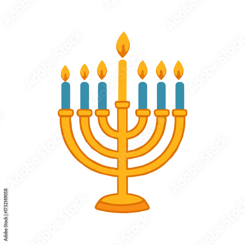 Hanukkah holiday menorah
