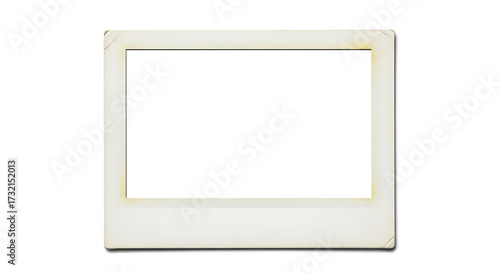 This old photo frame has a subtle, worn texture, and its blank center is a perfect placeholder for personal memories or digital design projects.