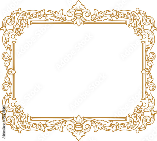 Ornate Decorative Frame - Elegant Design