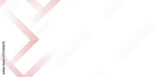 Abstract beautiful perfect random red lines background. Abstract RED Stripes background design with layers of Geometric shapes. Vector geometric shapes technology red geometric design.