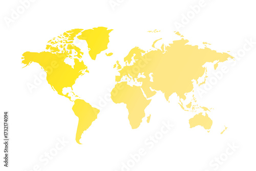 Tourist world map with all continents and islands. Concept of travel, exploration, adventure, and global destinations.