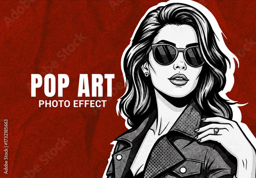 Pop Art Comic Book Photo Effect