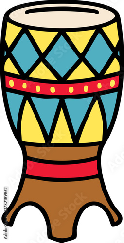 traditional brazilian surdo carnival drum