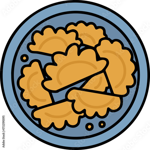 traditional fried brazil fogazza pastry