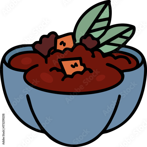 traditional hot brazilian feijoada stew