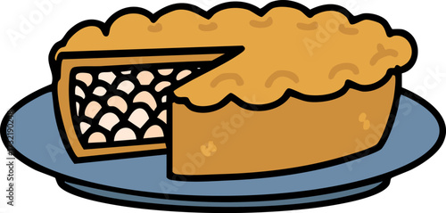 traditional brazilian empadao chicken pie