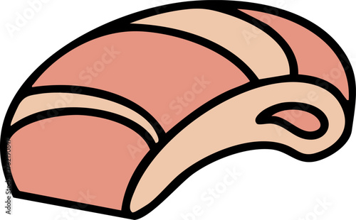 traditionally prepared japanese sashimi tuna
