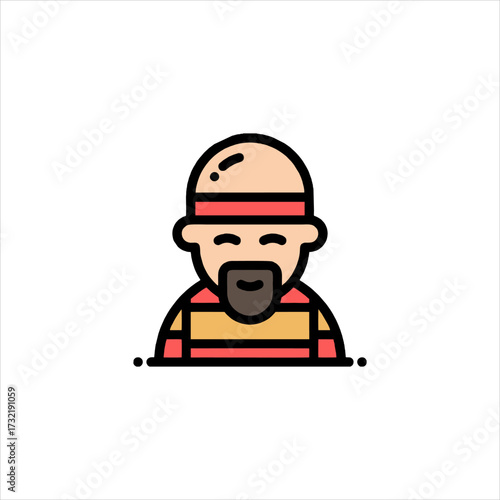 Worker with Helmet