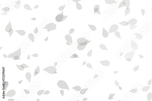 風に舞う白い花びらが浮かぶ幻想的な背景 | Dreamy Background with White Petals Floating in the Air