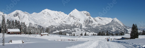 Sellamatt in winter, Toggenburg Valley, Switzerland.
