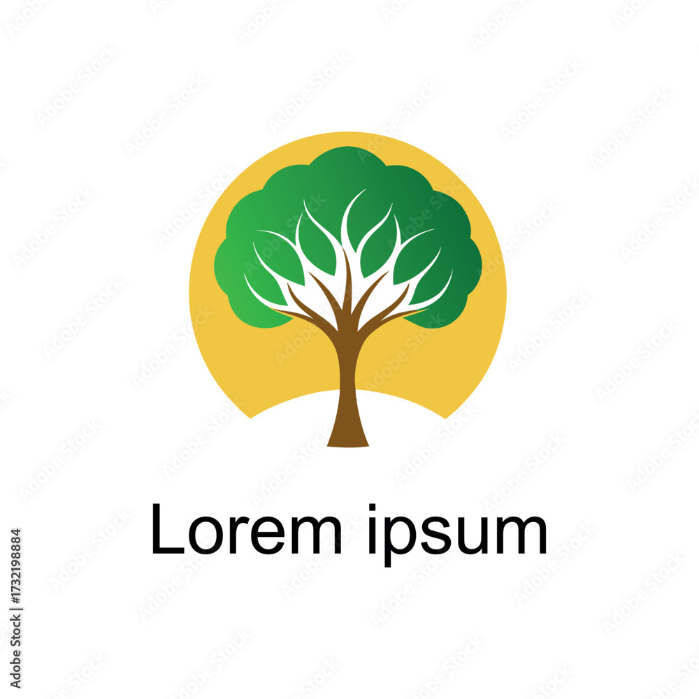 Obraz premium tree logo