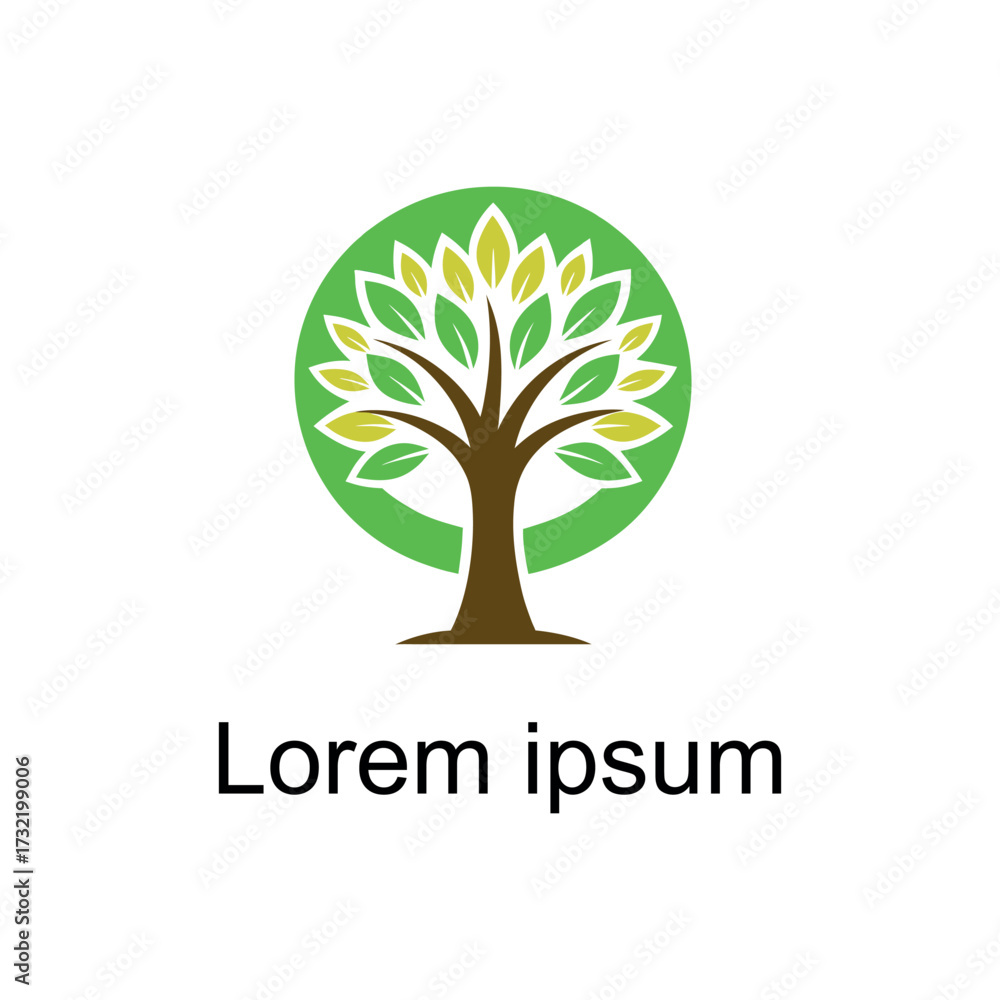 Obraz premium tree logo