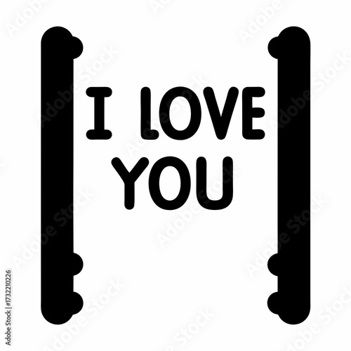 The Powerful Message of Love Displayed Between Abstract Doorlike Structures